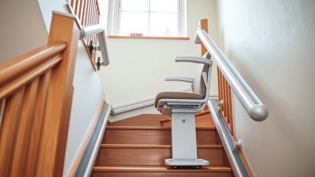 Stannah 420: Bedienkomfort mit Joystick und Drehsitz