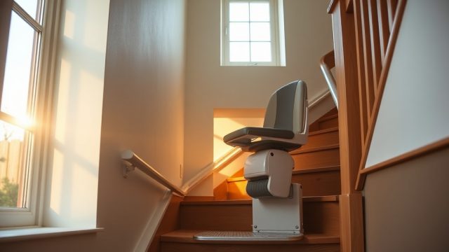 Stannah 420: Gewicht und Maße – maximale Belastbarkeit 160 kg