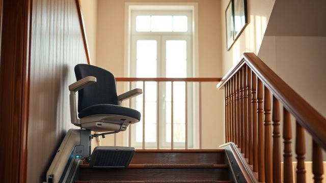 Stannah 420: Sitzvarianten mit Netzstoff oder Lederimitat
